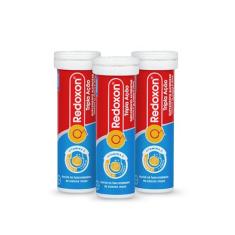 Redoxon Tripla Ação, Vitamina C 1000mg, Vitamina D e Zinco, 30 Comprimidos Efervescentes