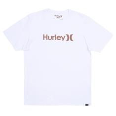 Camiseta Hurley O&O Solid WT25 Masculina Branco/Marrom