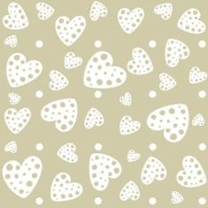 Papel de Parede Infantil Corações Pastel - CasaH