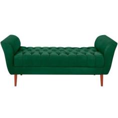 Recamier Grecia 150cm Suede Verde Mpassos Verde - Passos Móveis