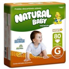 Fralda Natural Baby G / 80 Un