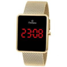 Relógio Champion Unissex Digital Led Ch40080V Quadrado