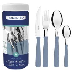 Faqueiro New Kolor Tramontina Azul com 24 Peças