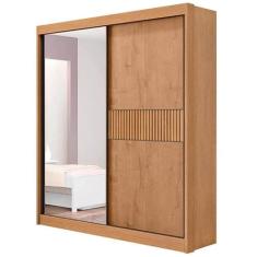 Guarda Roupa Athenas Ripado Solteiro 2 Portas 3 Gavetas D Doro Cor Cin