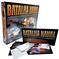 Jogo Tabuleiro Batalha Naval Brinquedo Infantil Estratégia