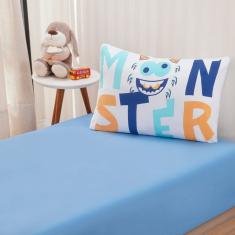 Jogo de Cama Kids Solteiro Infantil Malha 88x188x25cm