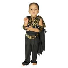 Fantasia Halloween Infantil Bruxinho Com Acessórios Tamanho G