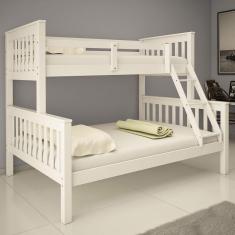 Beliche De Madeira Com Cama De Casal Solteiro Totalità