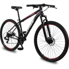 Bicicleta Alumínio Aro 29 KRW Shimano TZ 24 Vel Ltx KRW20, 19", Preto,