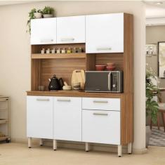 Cozinha Compacta 6 Portas 1 Gaveta Alamo - Demóbile