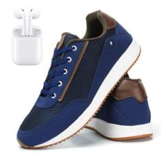 Kit Tênis Casual Masculino Confortável + Fone de Ouvido-Masculino