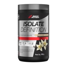 Whey Protein Isolado Isolate Definition 900g Sabor Baunilha Bodyaction