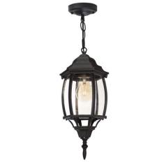 Pendente Colonial em alumínio ST205T vintage E27 retro - preto - Starl