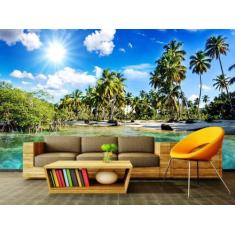 Papel de Parede Painel Fotográfico Praia 18 - 2,40 X3,10 - Voce Decora