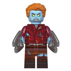 Boneco Blocos De Montar Star-Lord Zumbie Marvel Terror