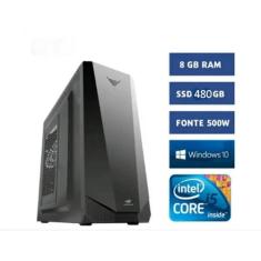 Pc Computador Cpu Intel Core I5 + Ssd 480gb + 16gb Ram + 500W - Window