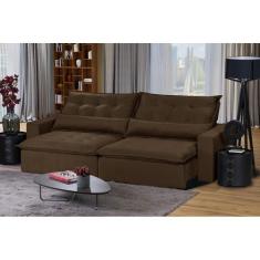 Sofá Bahia Modular 4 Lugares 2,30 MT com Molas Retrátil e Reclinável V