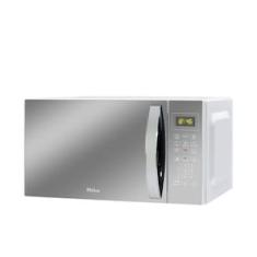 Micro-ondas Philco PMO28E Espelhado, Múltiplas Funções, 1100W, Prata/Branco - 25 litros