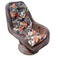 Poltrona Giratória La Paz Em Fibra Sintética - Abinoski Móveis Sintéti