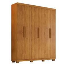 Guarda Roupa Casal Ibiza 6 Portas 2 Gavetas MDP Cinamomo