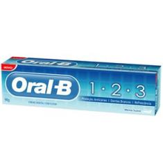 Creme Dental Oral-B 1 2 3 Menta Suave - 90g