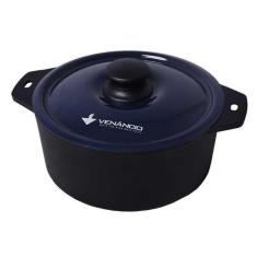 Panela de Ferro Fundido Tampa Azul 260x115 Met. Venâncio