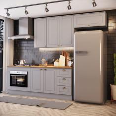 Cozinha Compacta Com Balcão Forno De Embutir Amy Casa 812