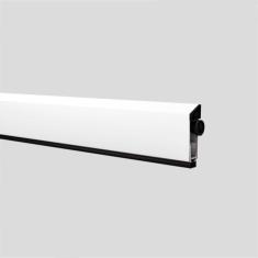Veda Porta Externo Com Isolamento Acustico Automático Ajustável 92cm De Sobrepor Branco