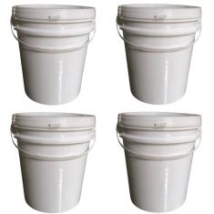 Balde 5L Para Massinha 4 Pçs