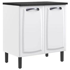 Balcão New Premium 2 Portas para Cozinha Itatiaia Cor Branco