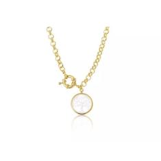 Pulseira Dourada com Pingente arvore da Vida Folheado em Ouro 18k - Fl