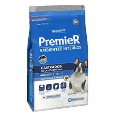 Ração Cães Premier Ambientes Internos Adultos Castrado 2,5Kg
