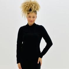 Blusa Rovitex Básica Canelada Manga Longa Feminina-Feminino