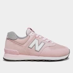 Tênis Couro New Balance 574 V'2 Feminino-Feminino