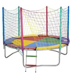 Cama Elástica de 2,44m Lona Colorida 4 cores ChicoPlay