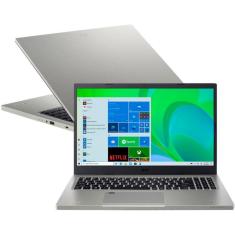 Notebook Acer Core I5- 1155G7 8gb 512gb Ssd Tela 15.6 Pol Windows 11 Aspire Vero Av15-51-58zm - Cinza - Bivolt