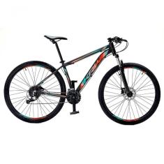 Bicicleta Aro29 Krw Alumínio Shimano 24v Freio Hidráulico S5 21 Preto-Azul E Laranja