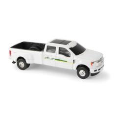Miniatura 1/64  Ford f-350 John Deere Tomy ERTL Detalhado, Branco