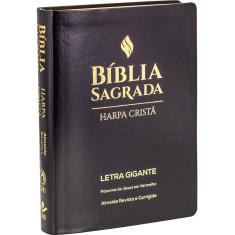 Bíblia Sagrada Letra Gigante, Edição com Letras Vermelhas com Harpa Cristã