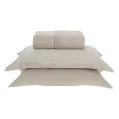 Kit Jogo Lençol 300 fios Solteiro Cama 2 Peças Elástico Toda Volta Fro