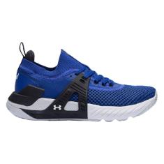 Tênis Under Armour Project Rock 4 Masculino - Azul e Preto