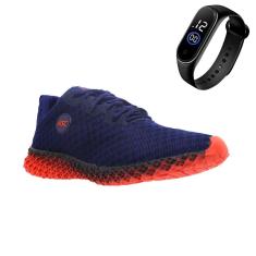 Tenis Feminino Esporte Academia Caminhada Ortopêdico Sola Reta + Relógio-Feminino