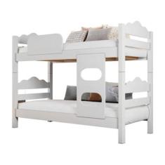 Beliche 100% MDF Grade de Proteção Escadinha Confortável - Beliche Kên