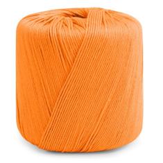 CAMAL Fio de tricô, fio de algodão Amigurumi 1 mm x 145 metros, fios de algodão de 8 camadas para tricô, enfeites de Natal de crochê, amigurumi, doily, xale, vestidos, chapéus (laranja)