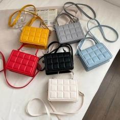 Bolsa Feminina Transversal, Ombro, Mao, Pequena Tipo Barra - Tem Tudo 