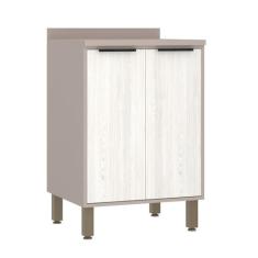 Balcão de Cozinha com Tampo 60 cm 2 Portas Stylo Luciane Móveis - Luci