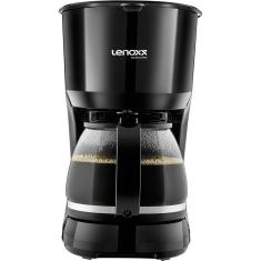 Cafeteira Elétrica 30 Xícaras Lenoxx Grand Coffee PCA037 Preta 127V