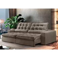 Sofá Orion Retrátil E Reclinável Molas Ensacadas Pillowtop