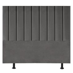 Cabeceira Estofada Cama Box King 195 cm Karla Linho