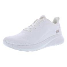 Skechers Bobs Squad Chaos Electric Edge Tênis feminino, Off-white, 35